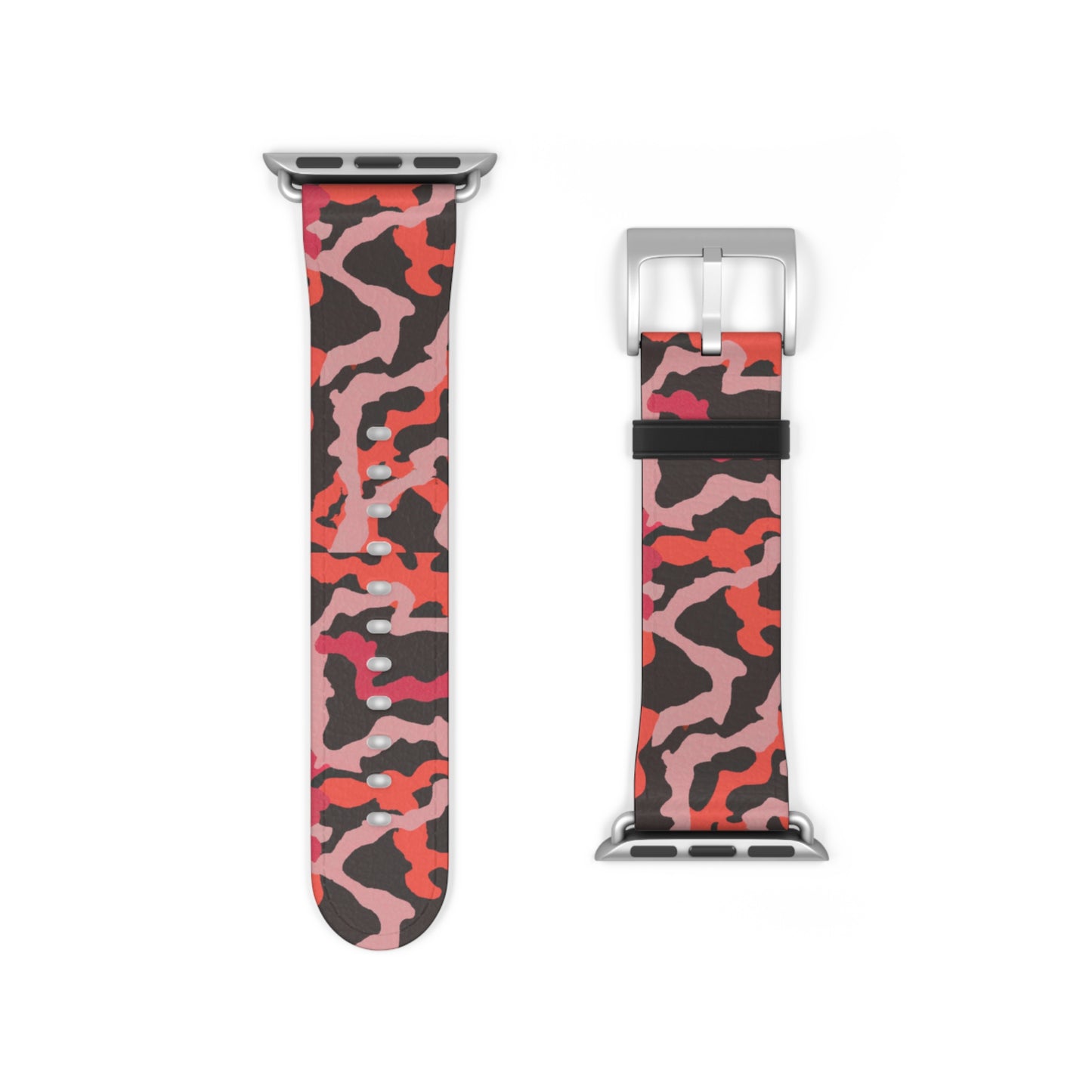Apple Watch Band - Coral Threads, Red