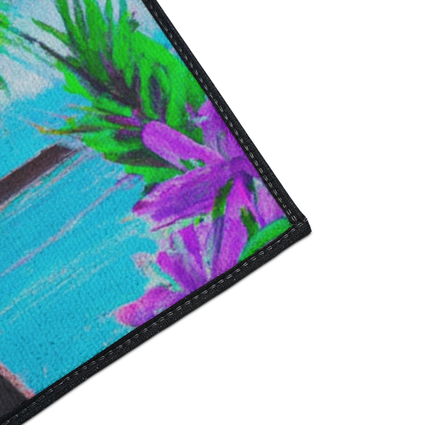 Heavy Duty Floor Mat, 5 Sizes – Tropical Area Rug for Home Décor / Calm Beach
