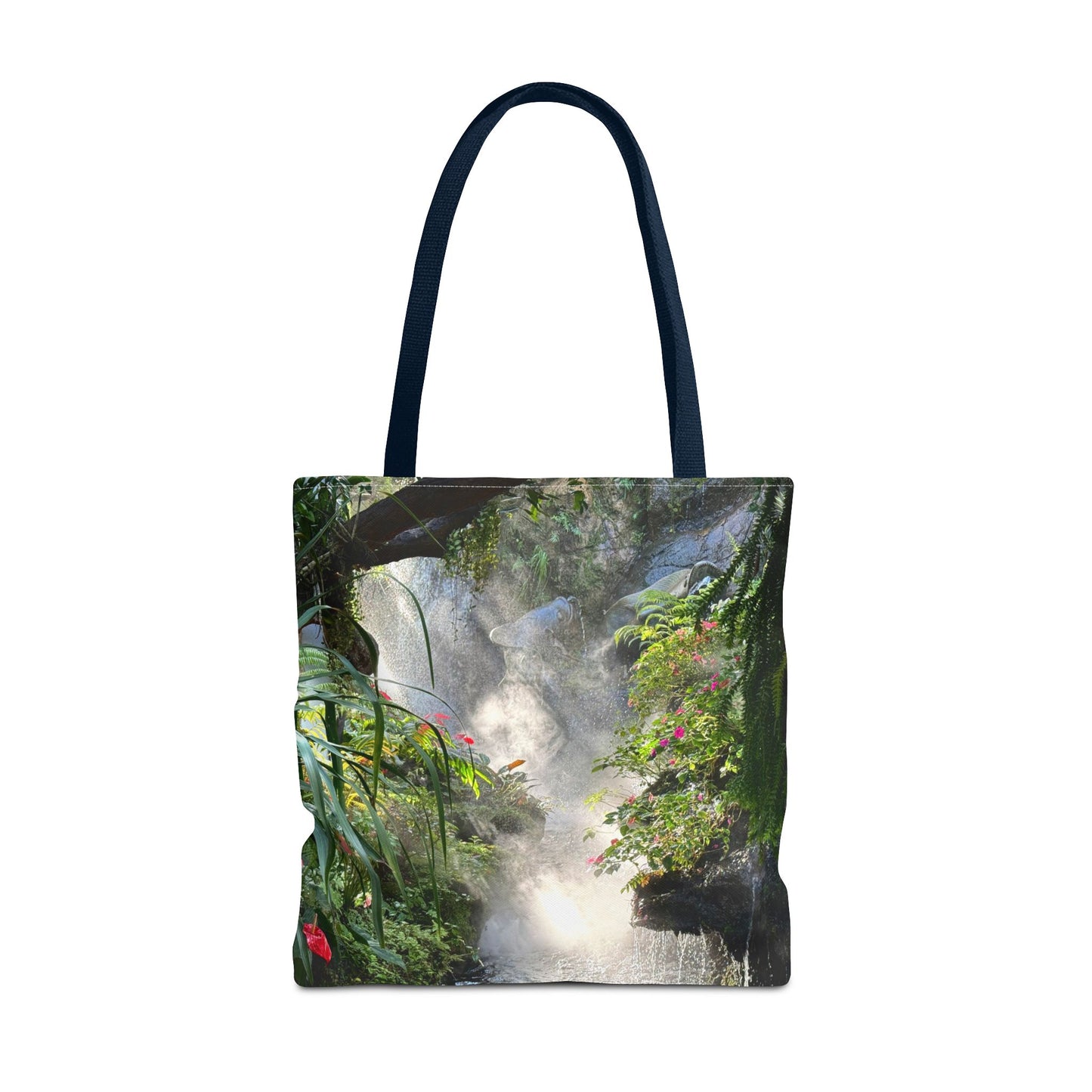 Tropical Misty Rainforest River Tote Bag - 3 Sizes