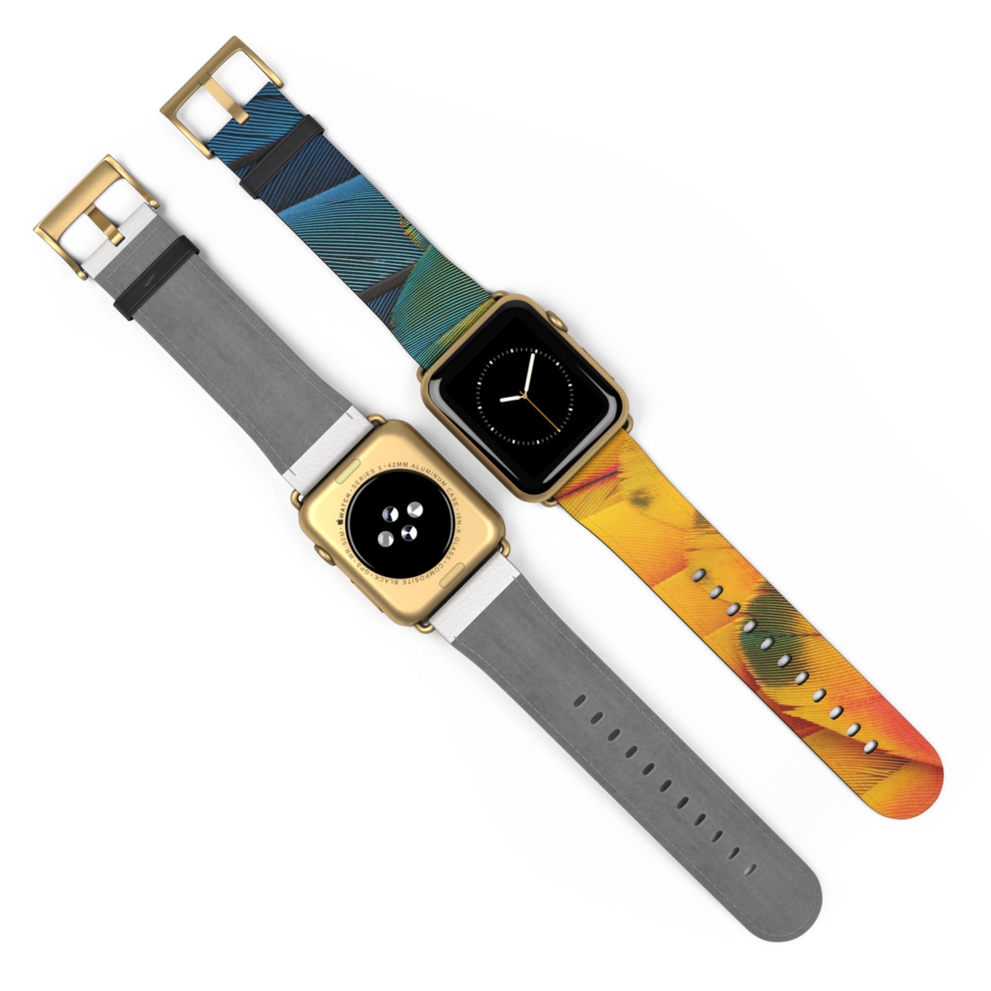 Apple Watch Band - Macaw Parrot Feathers