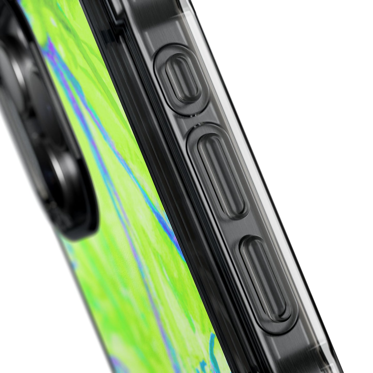 Tropical Doodles/Lime Magnetic Clear Phone Case, Many Models