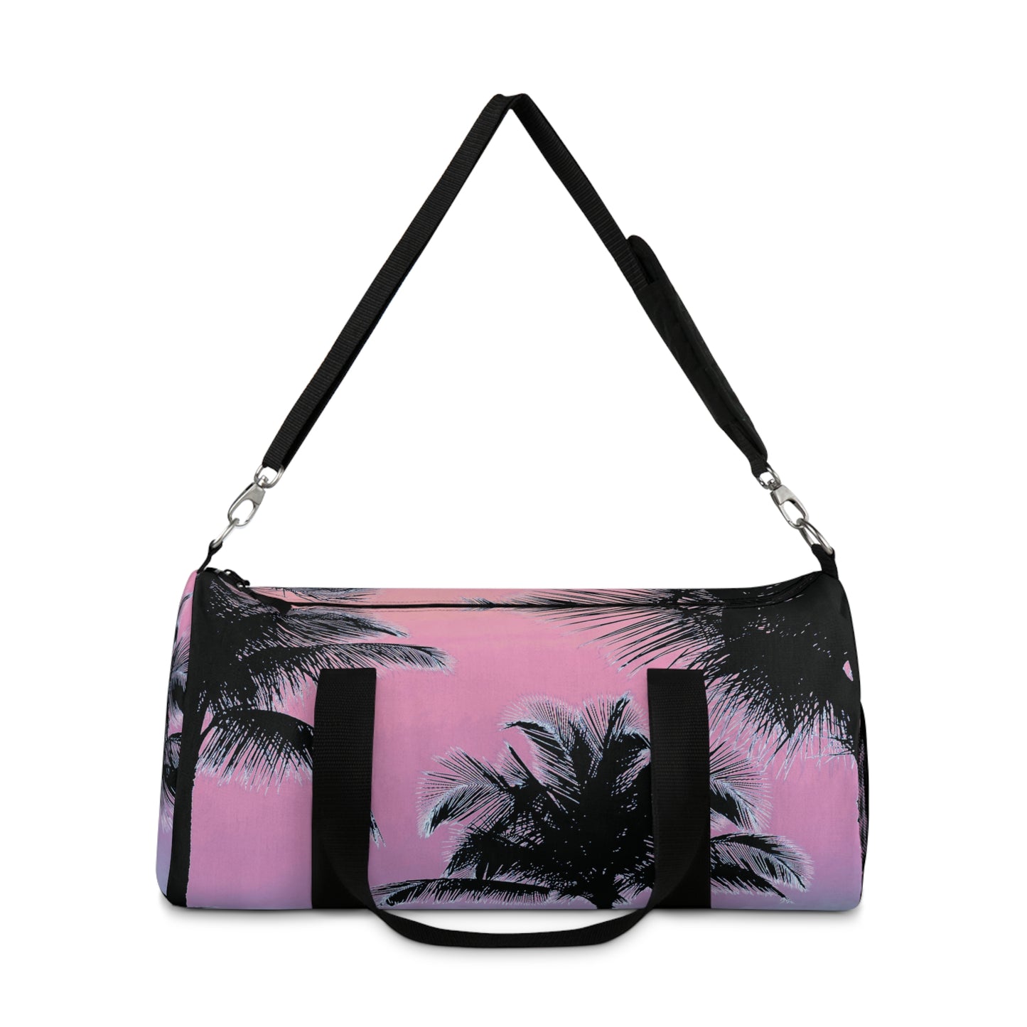 Tropical Rainforest Duffel Bag - Perfect for Travel and Gym / Palm Glow Pastels