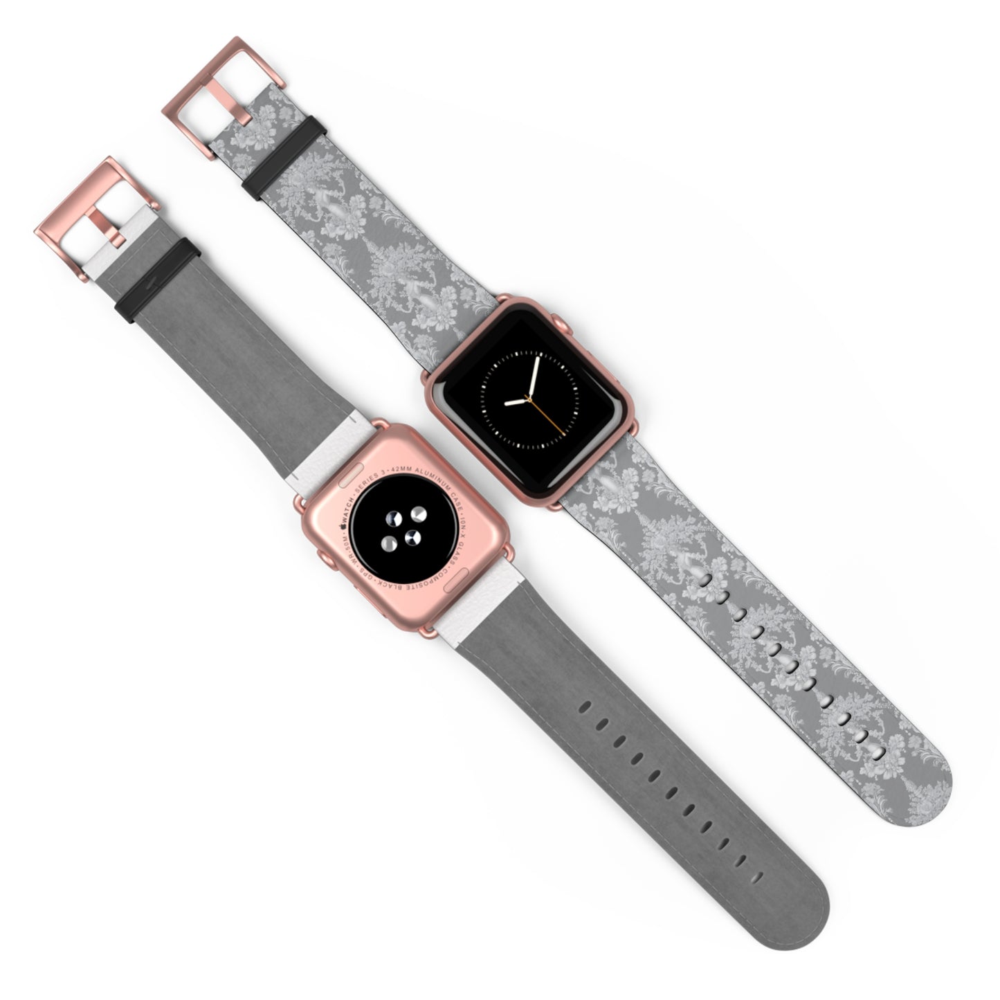 Apple Watch Band - Pearl Lady Toile, slate