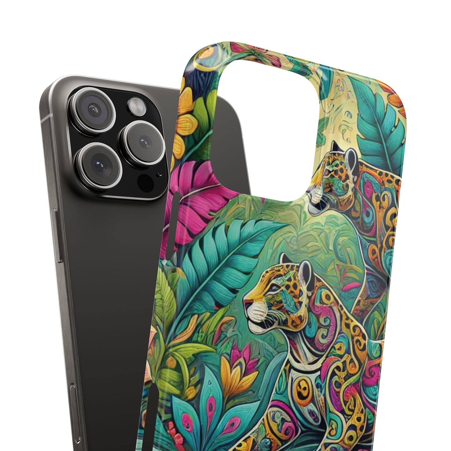 Slim Phone Cases - Jaguar Pop