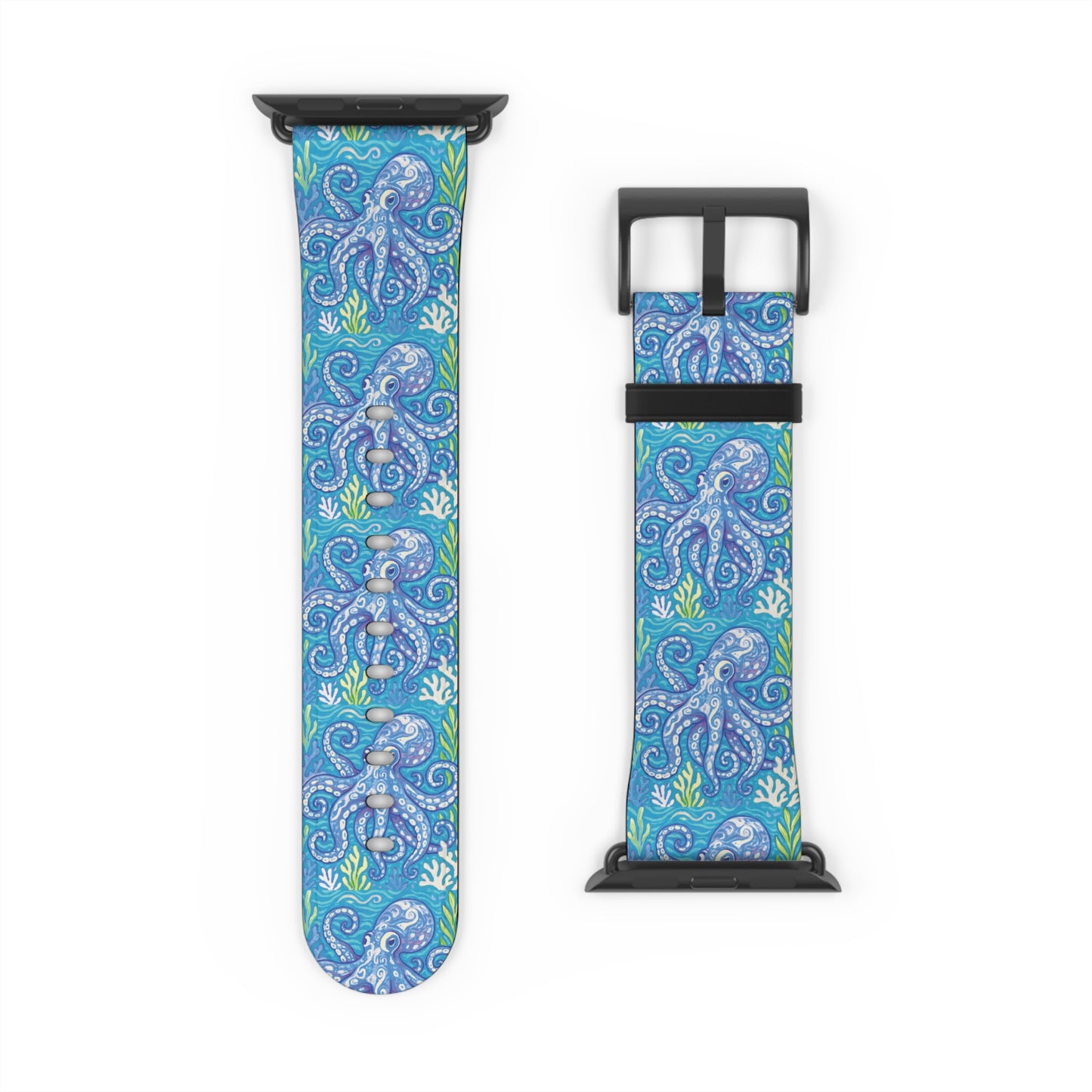 Apple Watch Band - Octopus Kraken Joe, Blue