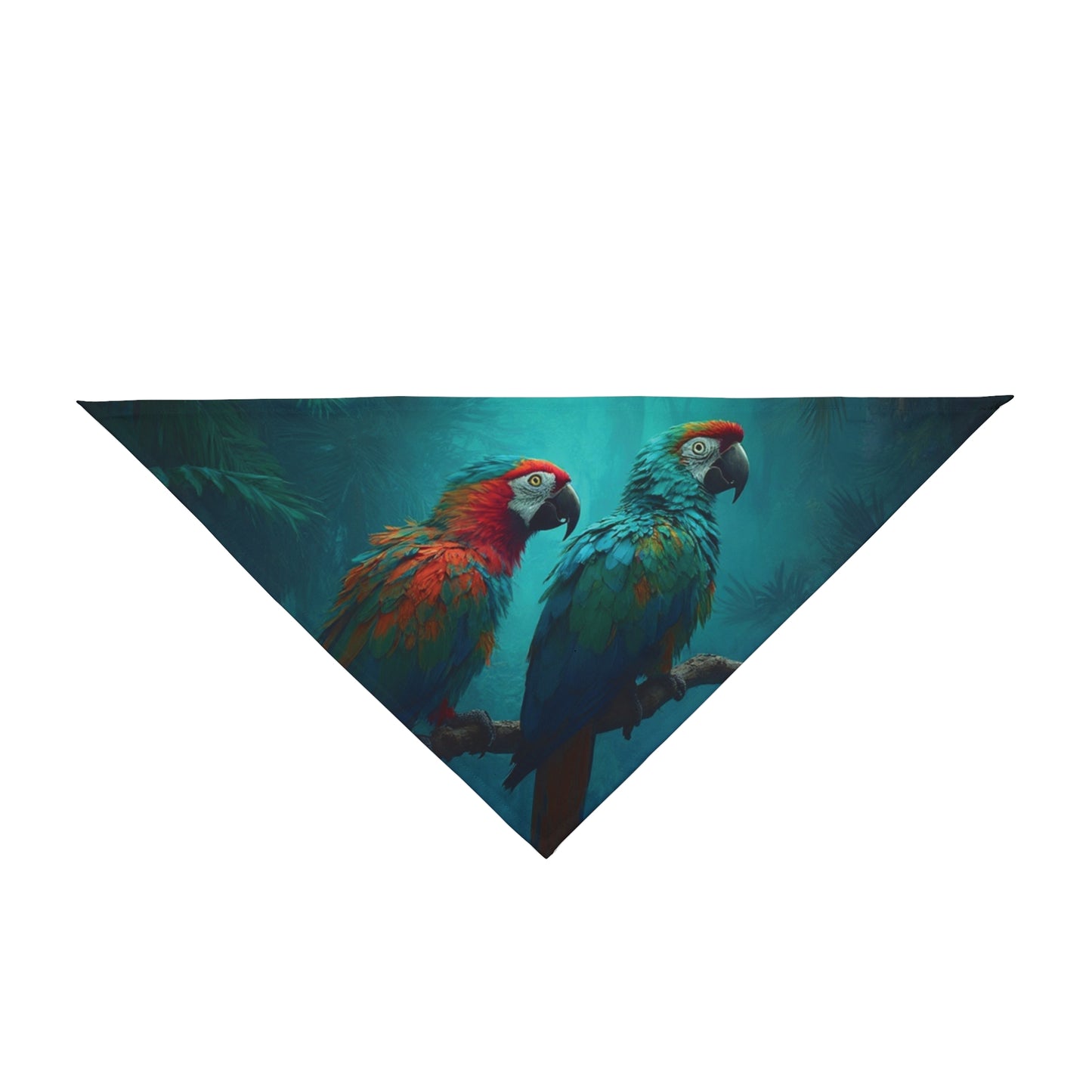 Parrot Friends Pet Bandana, 2 Sizes - Stylish accessory for dogs & cats