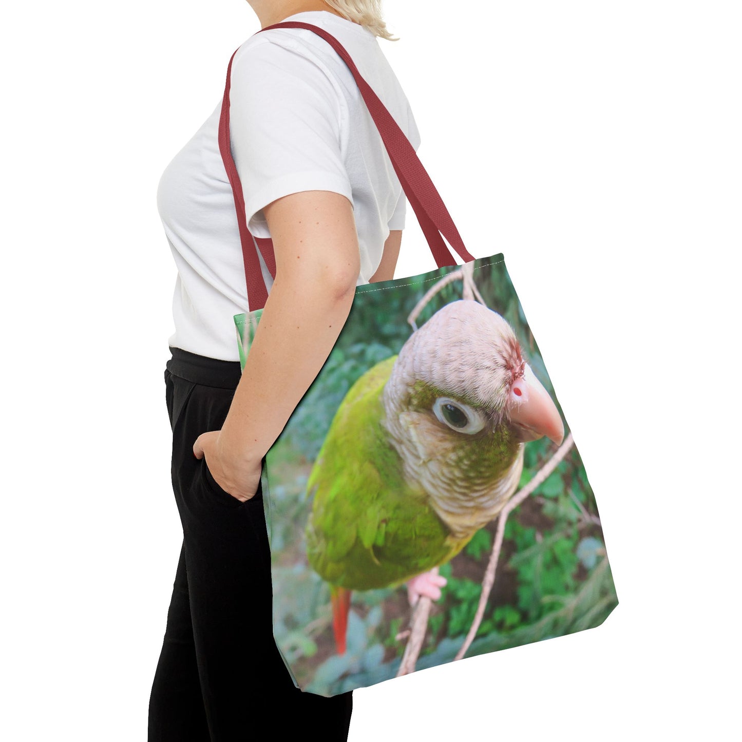 Tropical Sassy Parrot Tote Bag - 3 Sizes