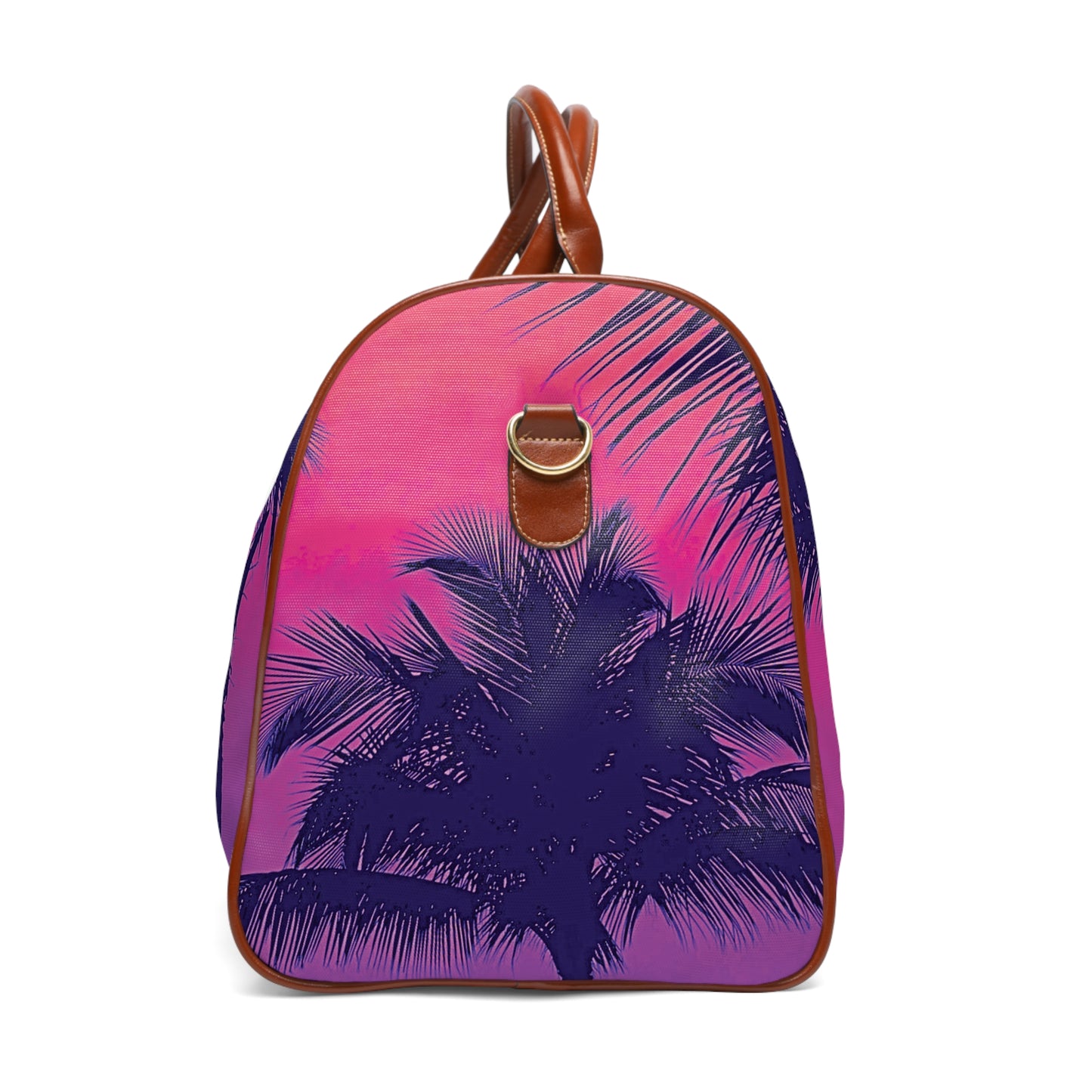 Tropical Waterproof Travel Bag - Perfect for Beach Getaways / Palm Glow, POP