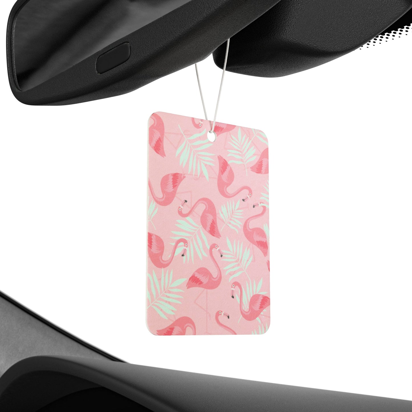 Car Air Freshener - Flamingo and White Palms