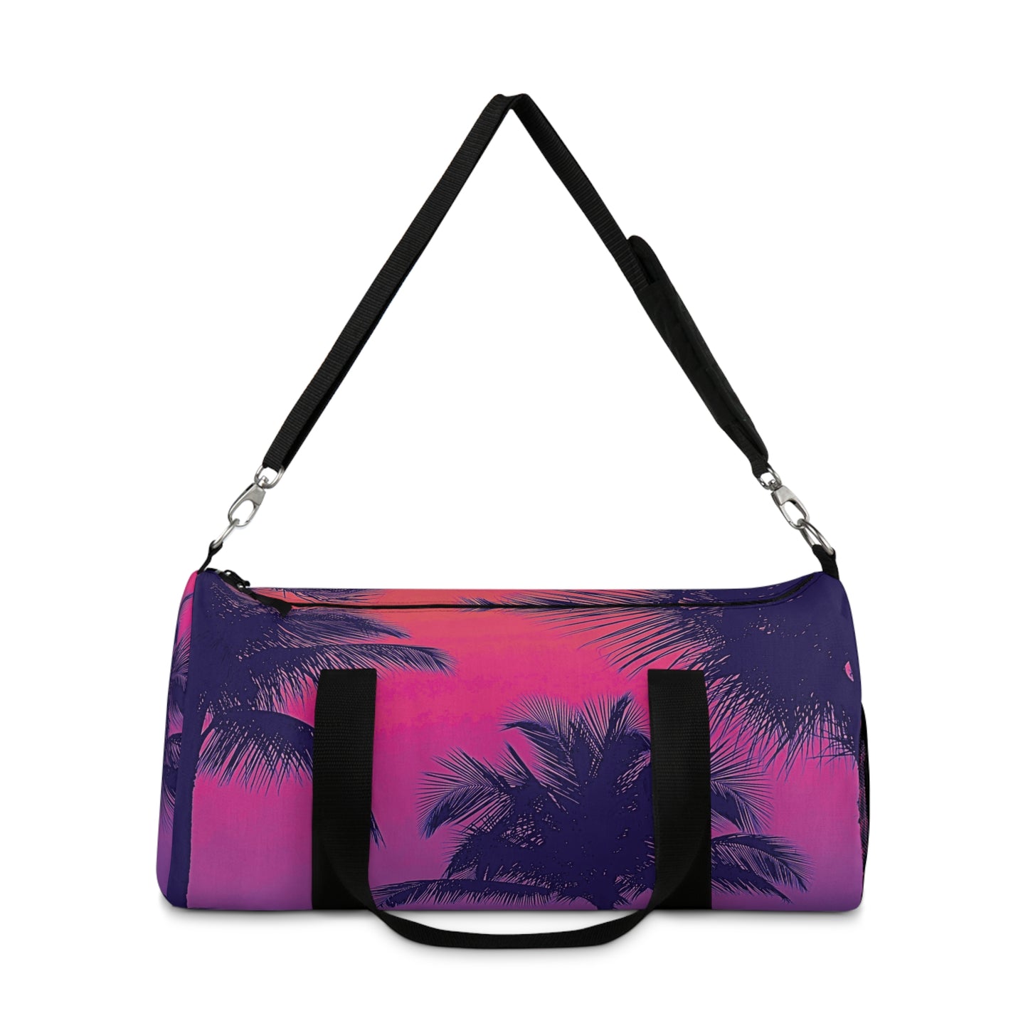 Tropical Duffel Bag - Perfect for Travel and Gym / Palm Glow Pop