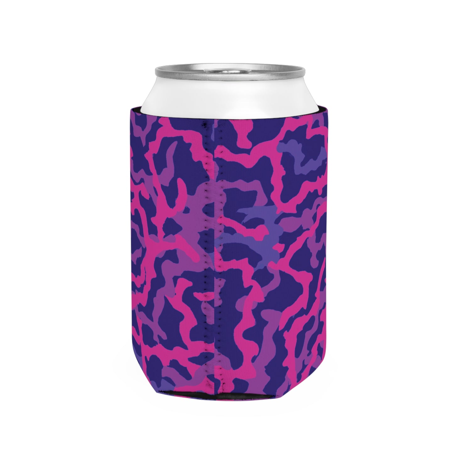 Coral Threads/Heatwave Can Cooler Sleeve - Perfect for Outdoor Picnics