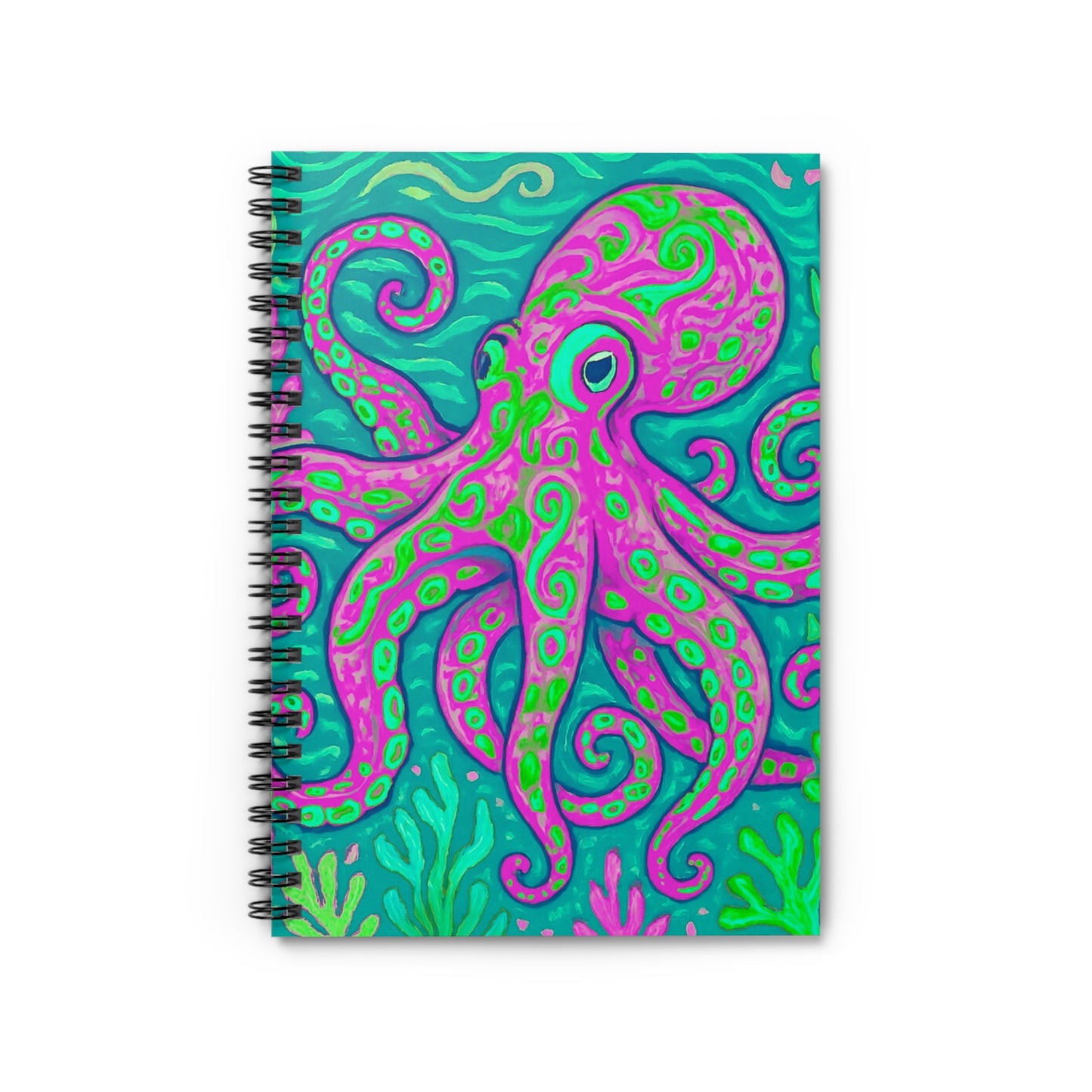 Spiral Notebook - Purple Kraken Joe
