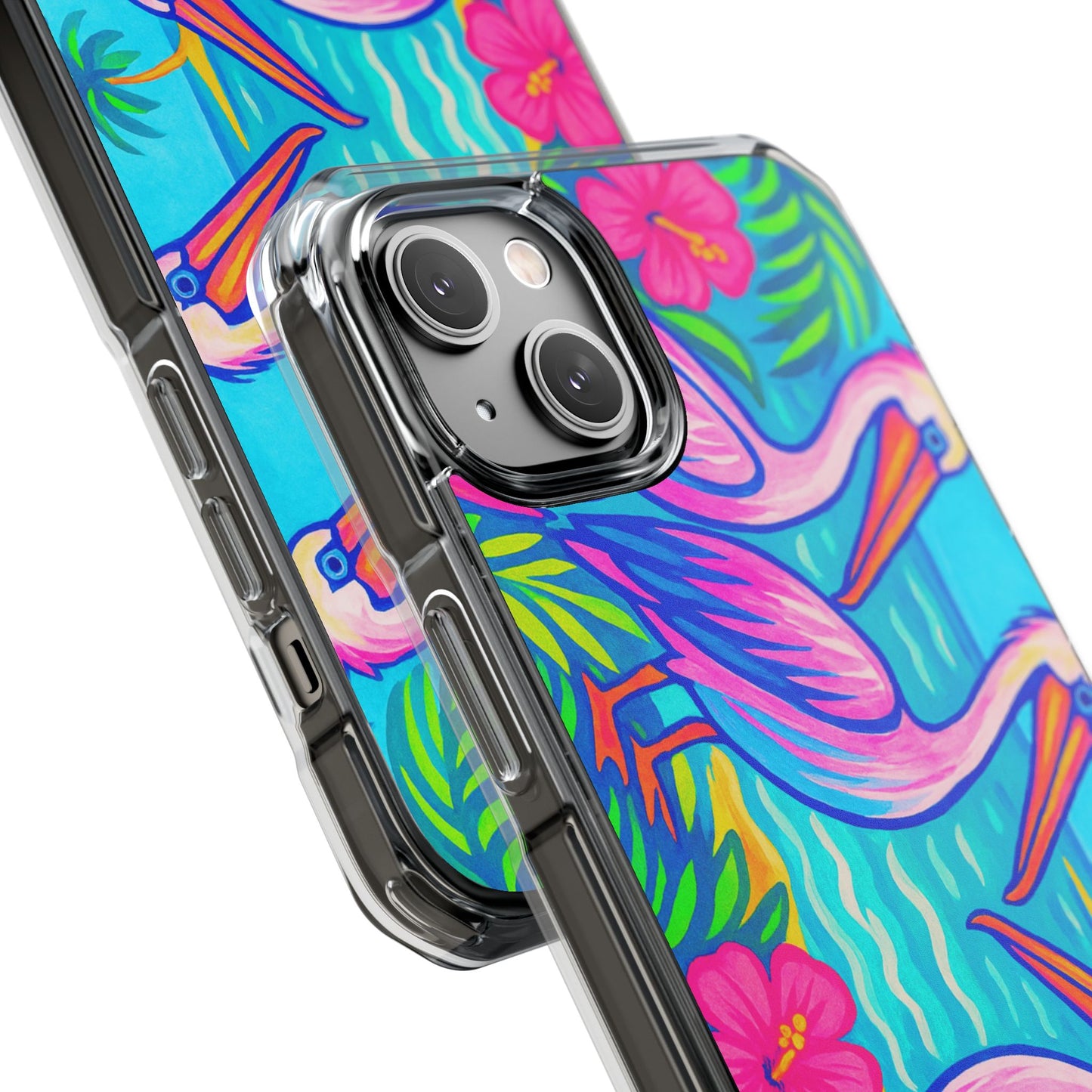 Beach Pelican Party Magnetic Clear Phone Case, Many Models