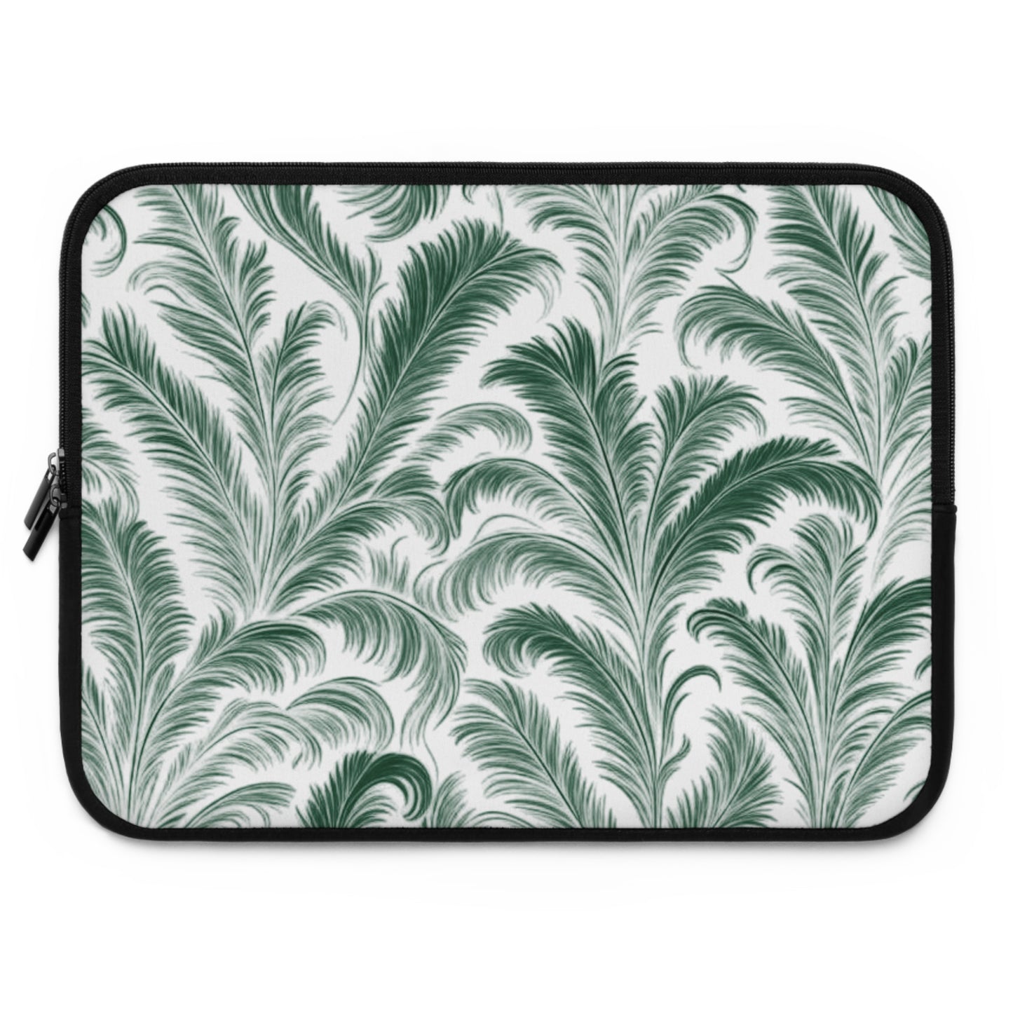 Tropical Laptop Sleeve, 5 Sizes - Perfect for Rainforest Lovers & Students / Rocco Green