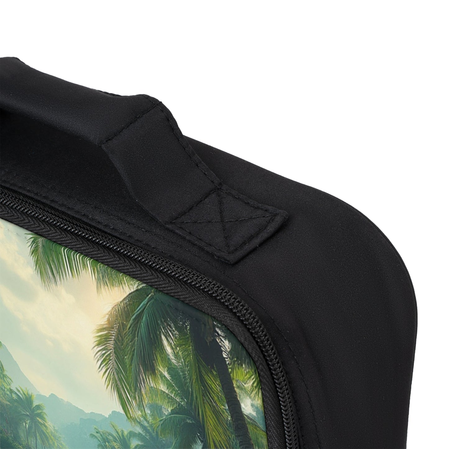 Resting Peacock Lunch Bag - Eco-Friendly Insulated Tote, Adult and Child Lunchbox / Perfect for Picnics, Beach Outings