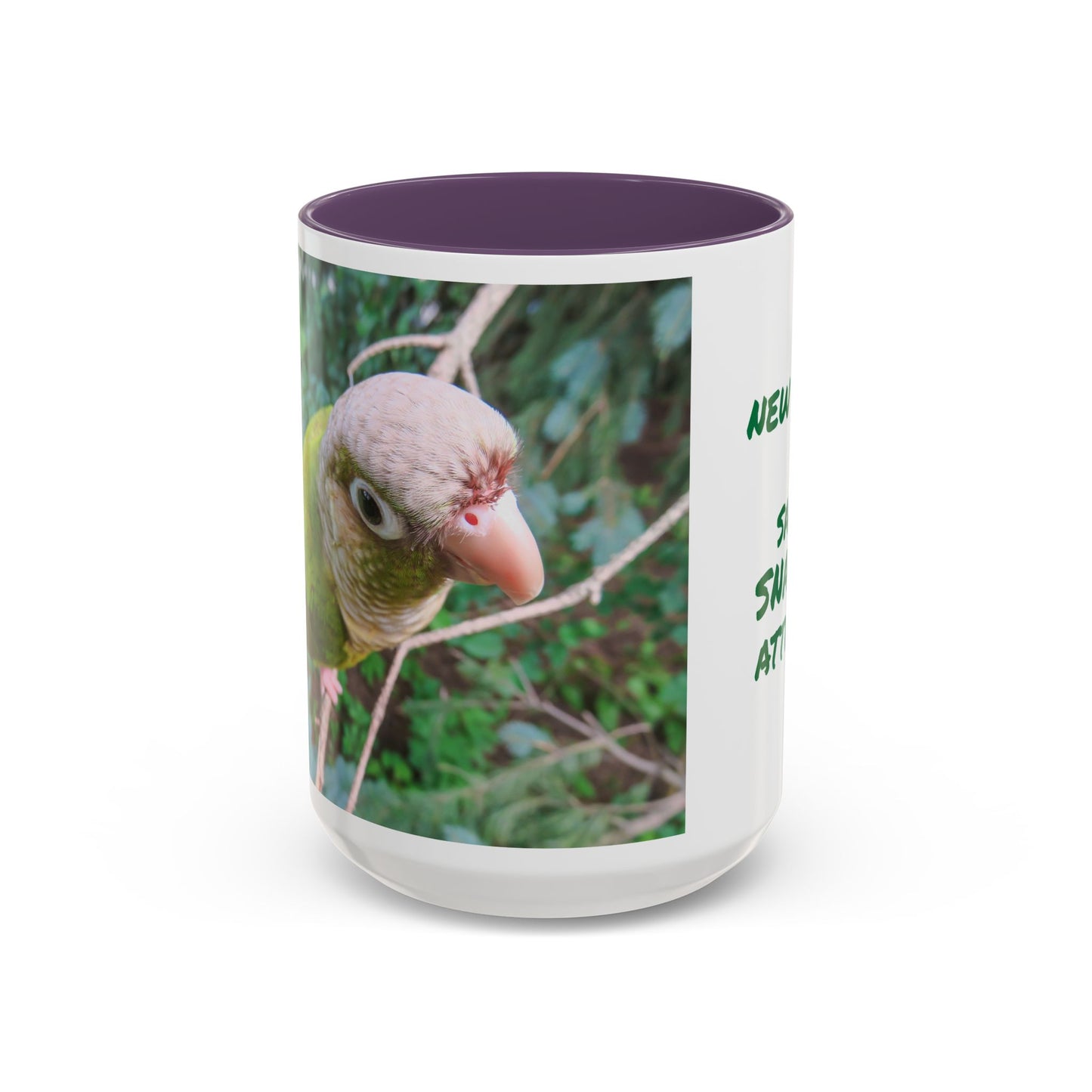 Parrot Accent Coffee Mug (11, 15oz), 8 Colors - Same Snarky Attitude