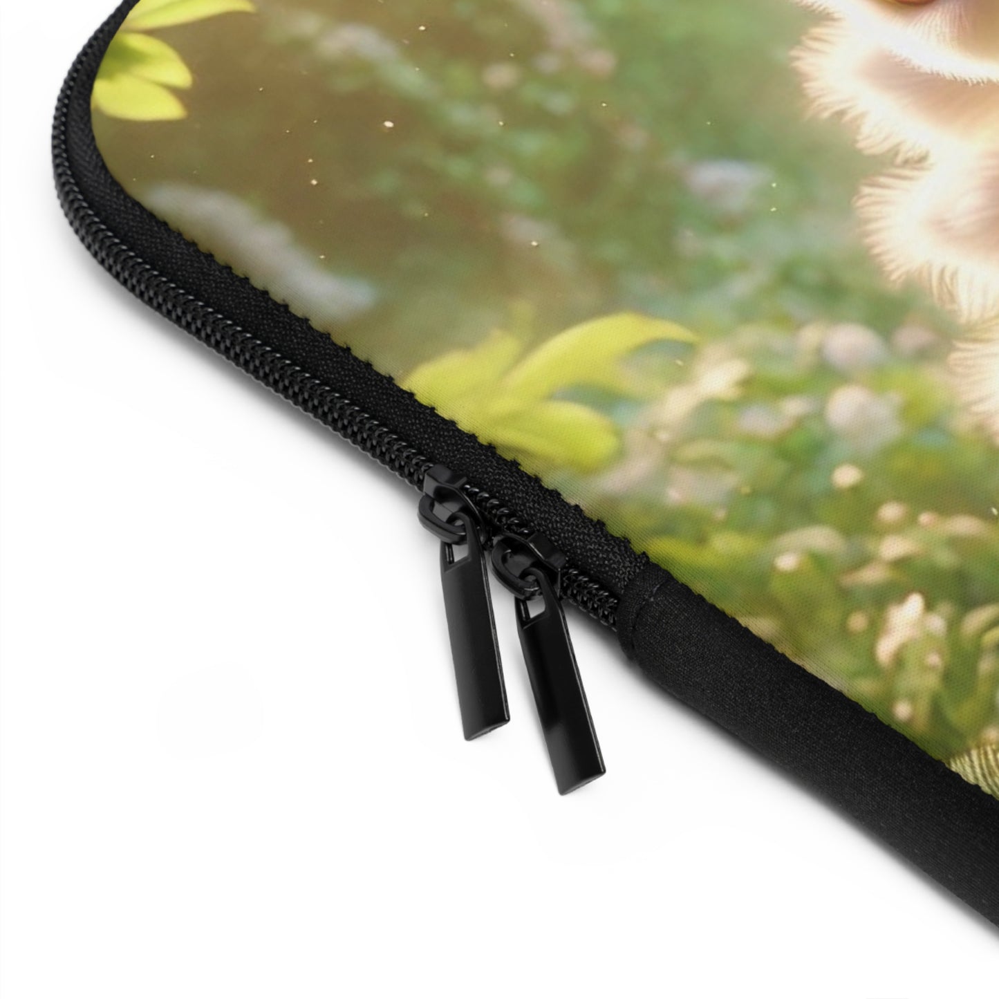 Tropical Laptop Sleeve, 5 Sizes - Perfect for Rainforest Lovers & Students / Baby White Peacock