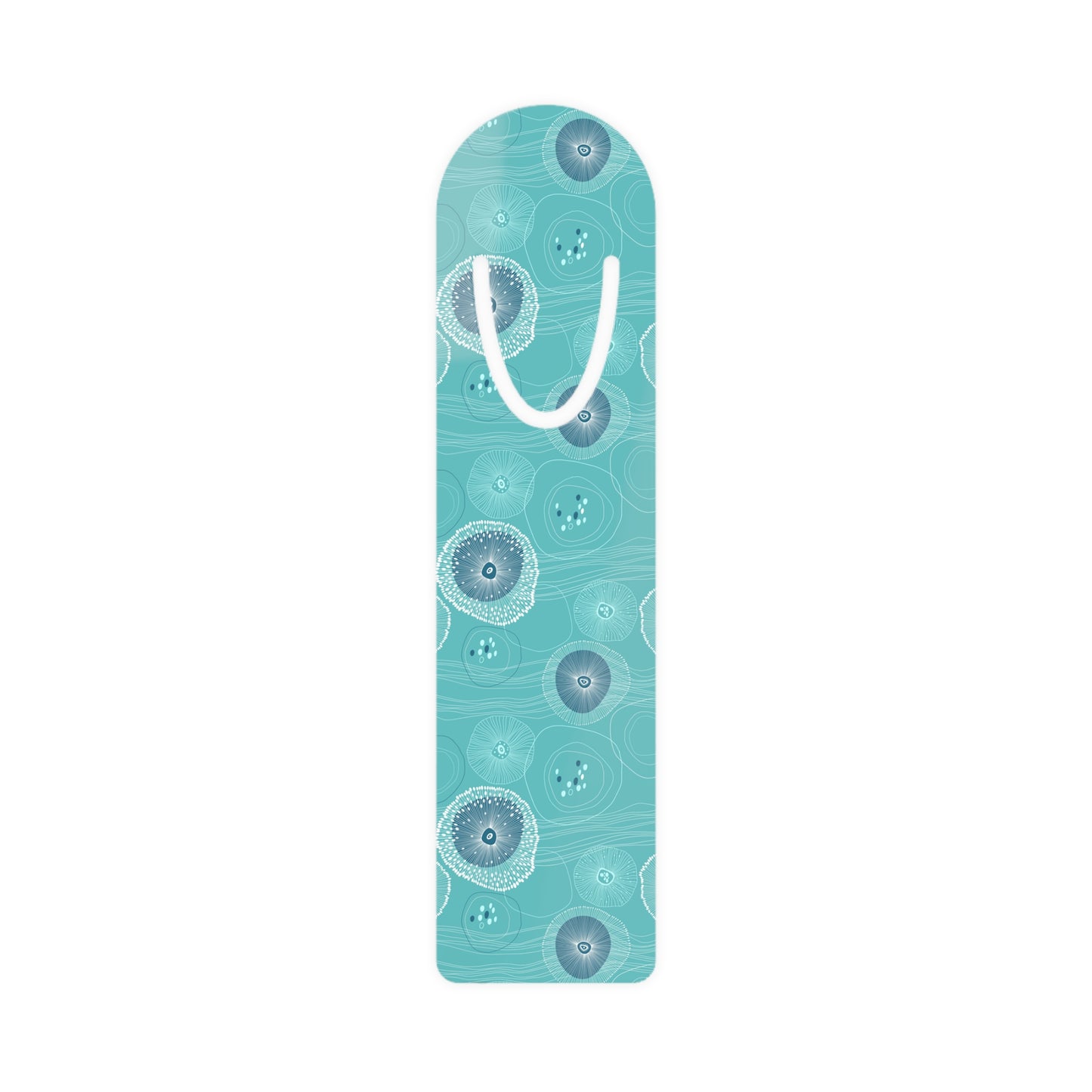 Bookmark - Aluminum, Plankton Drift Teal