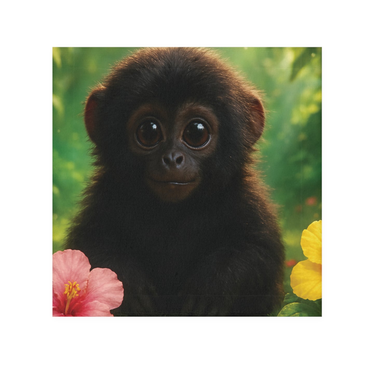 Face Towel - Baby Howler Monkey