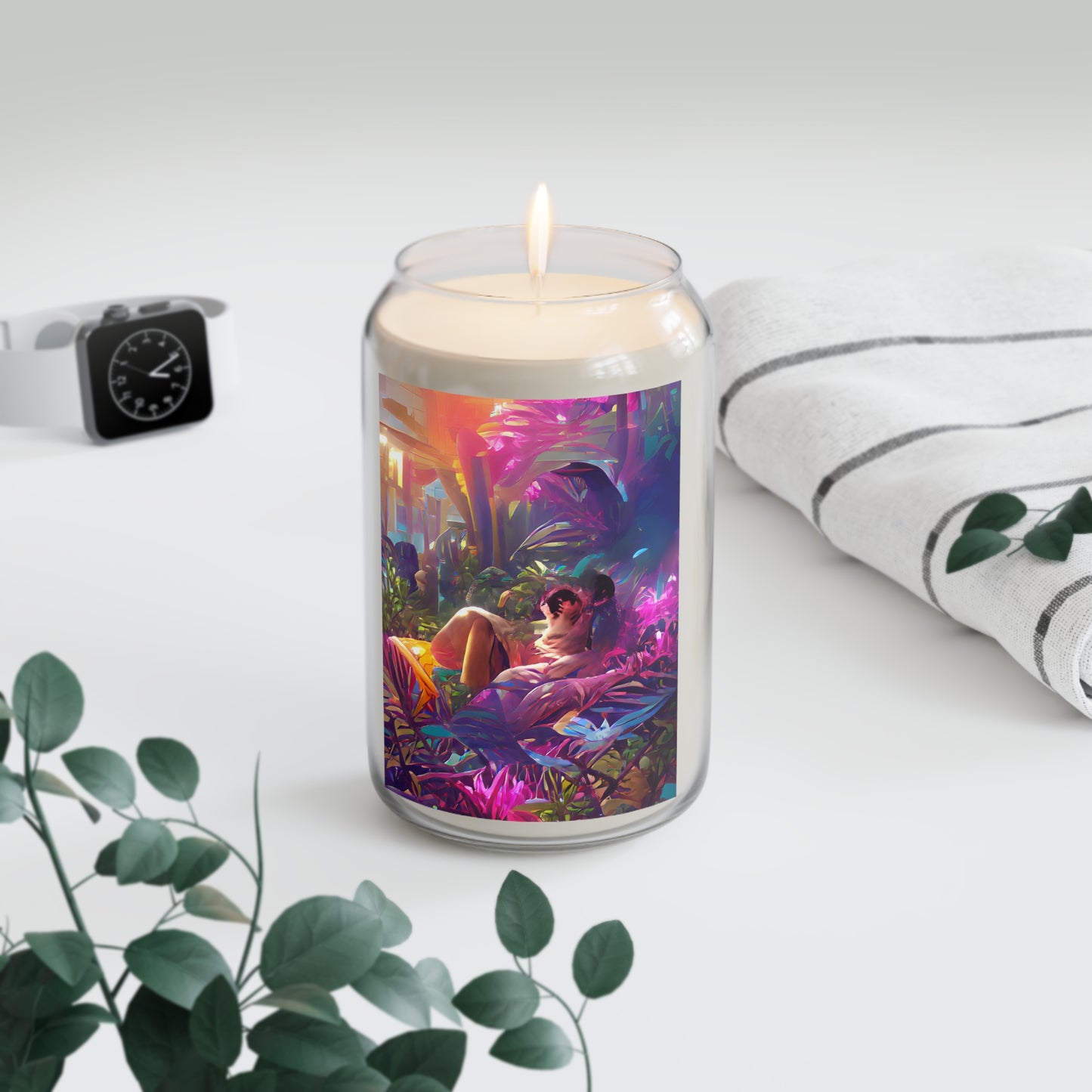 Scented Candle, 13.75oz - Midnight Kiss in Tropical Garden