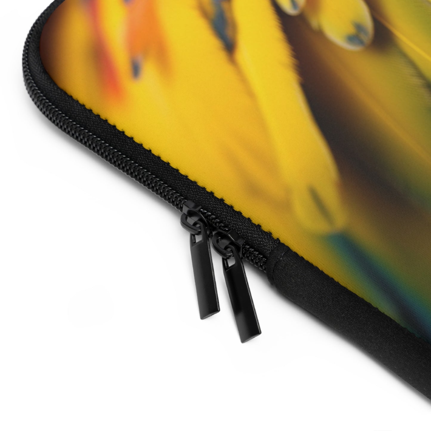 Tropical Laptop Sleeve, 5 Sizes - Perfect for Bird Lovers & Students / Macaw Feathers