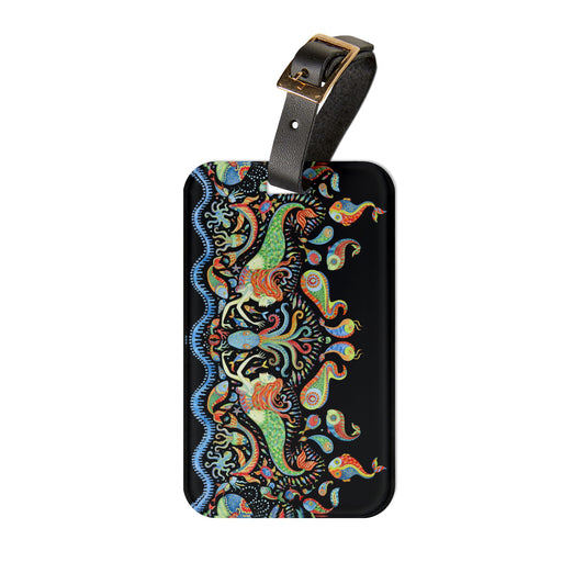 Luggage Tag - Mermaid Kingdom, Black