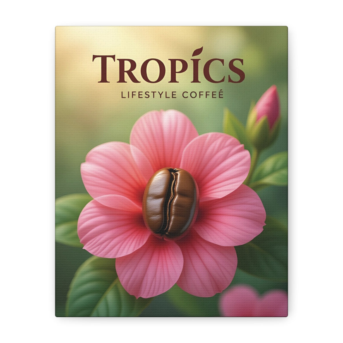 Tropical Matte Canvas ~ Coffee Bloom