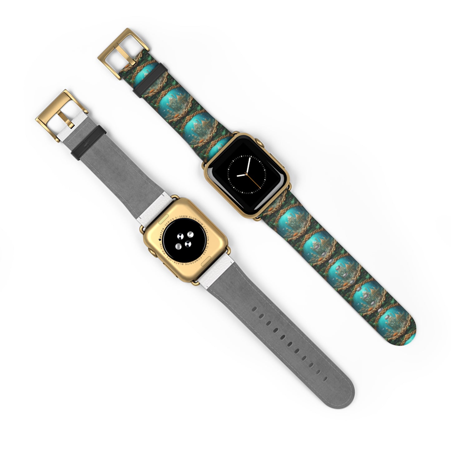 Apple Watch Band - Mermaid Palace, Aegean Sea, Vertical